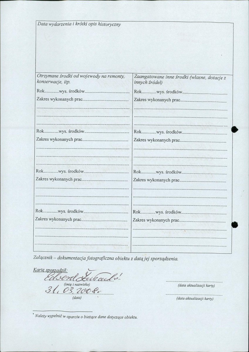 karta ewidencyjna, skan nr 6