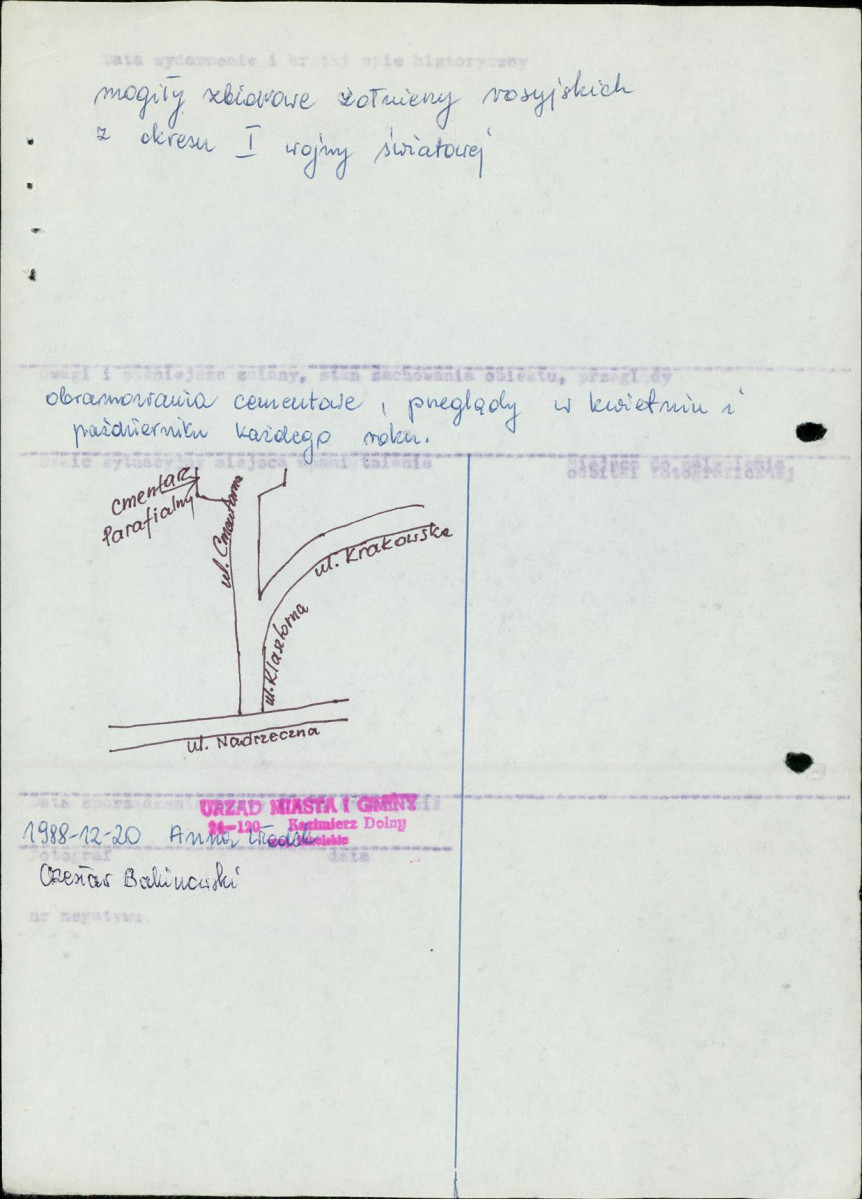 karta ewidencyjna, skan nr 2