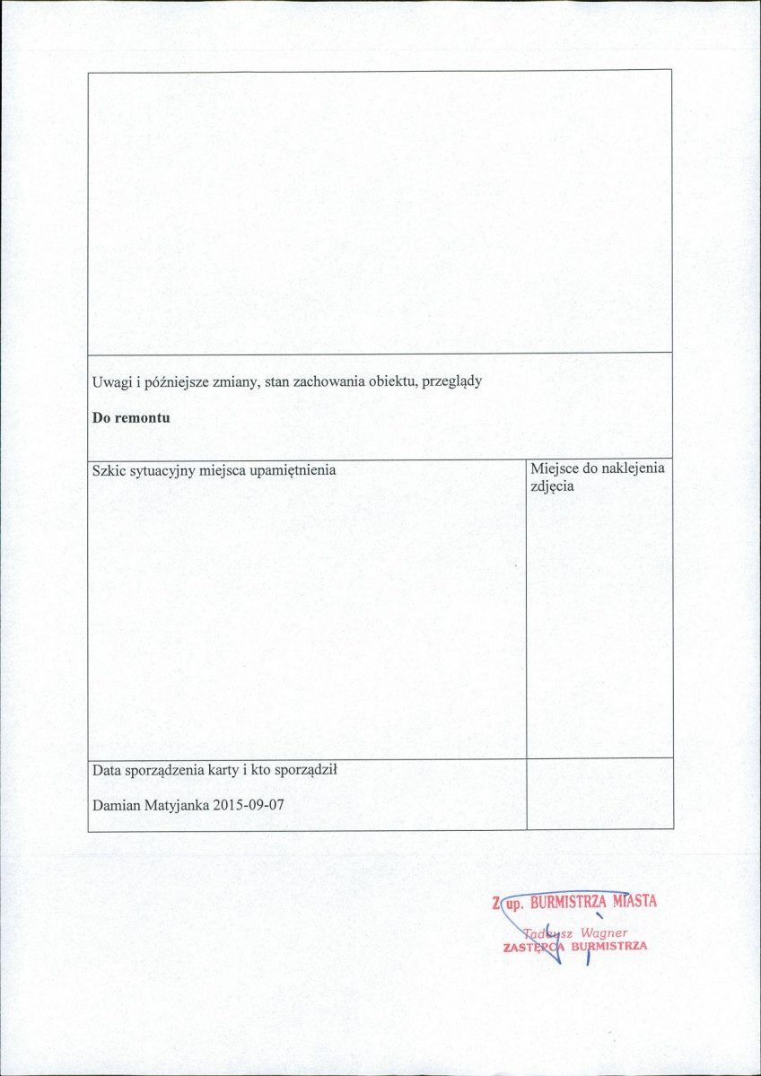 karta ewidencyjna, skan nr 2