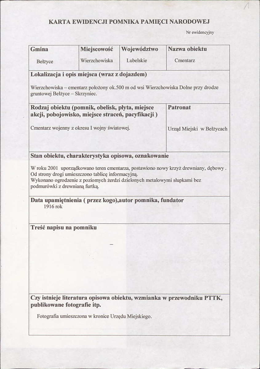 karta ewidencyjna, skan nr 1