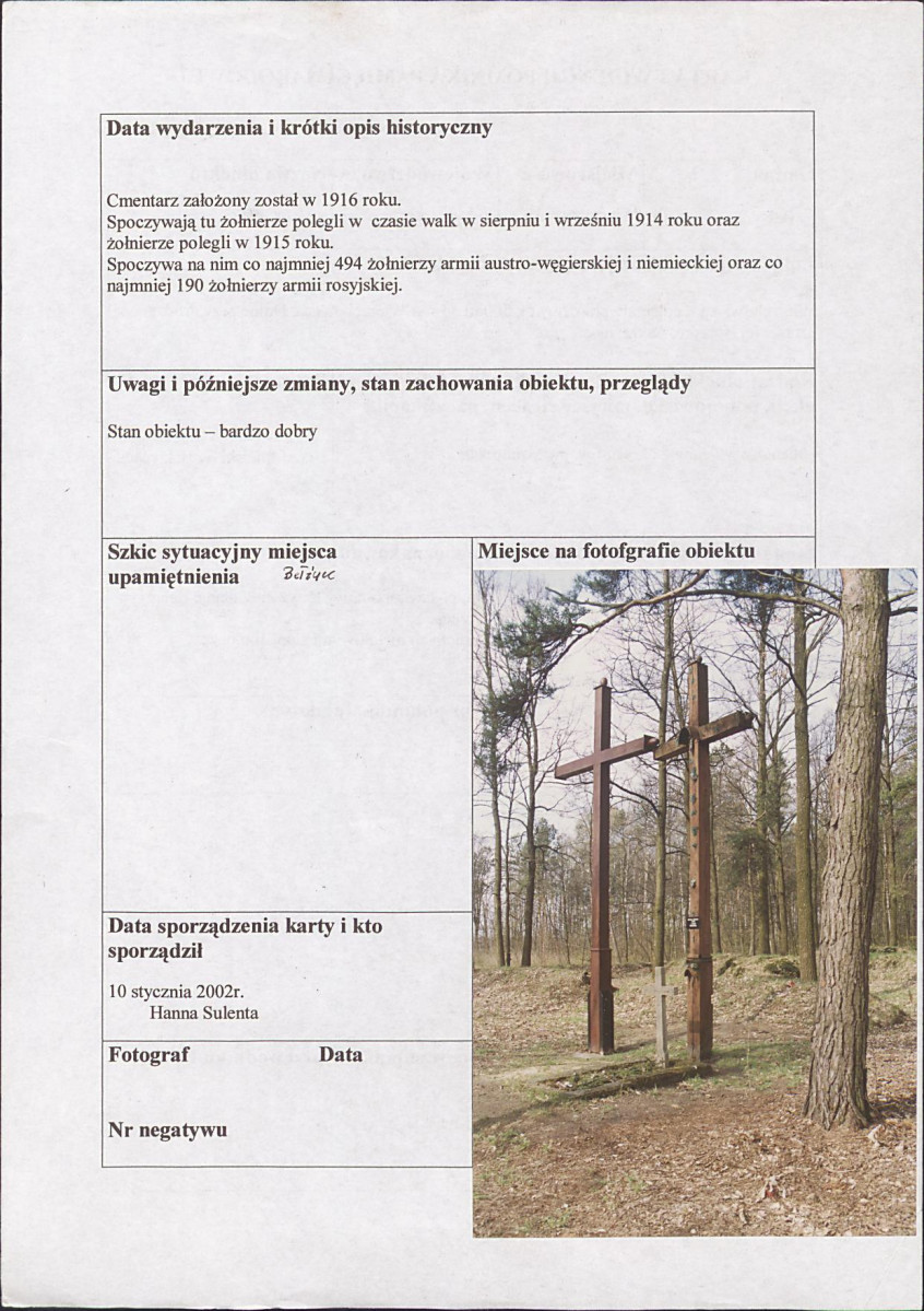 karta ewidencyjna, skan nr 2