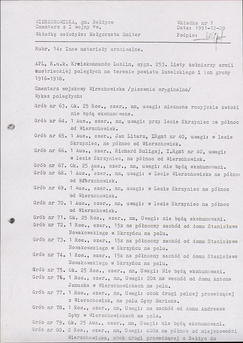 karta ewidencyjna, skan nr 12