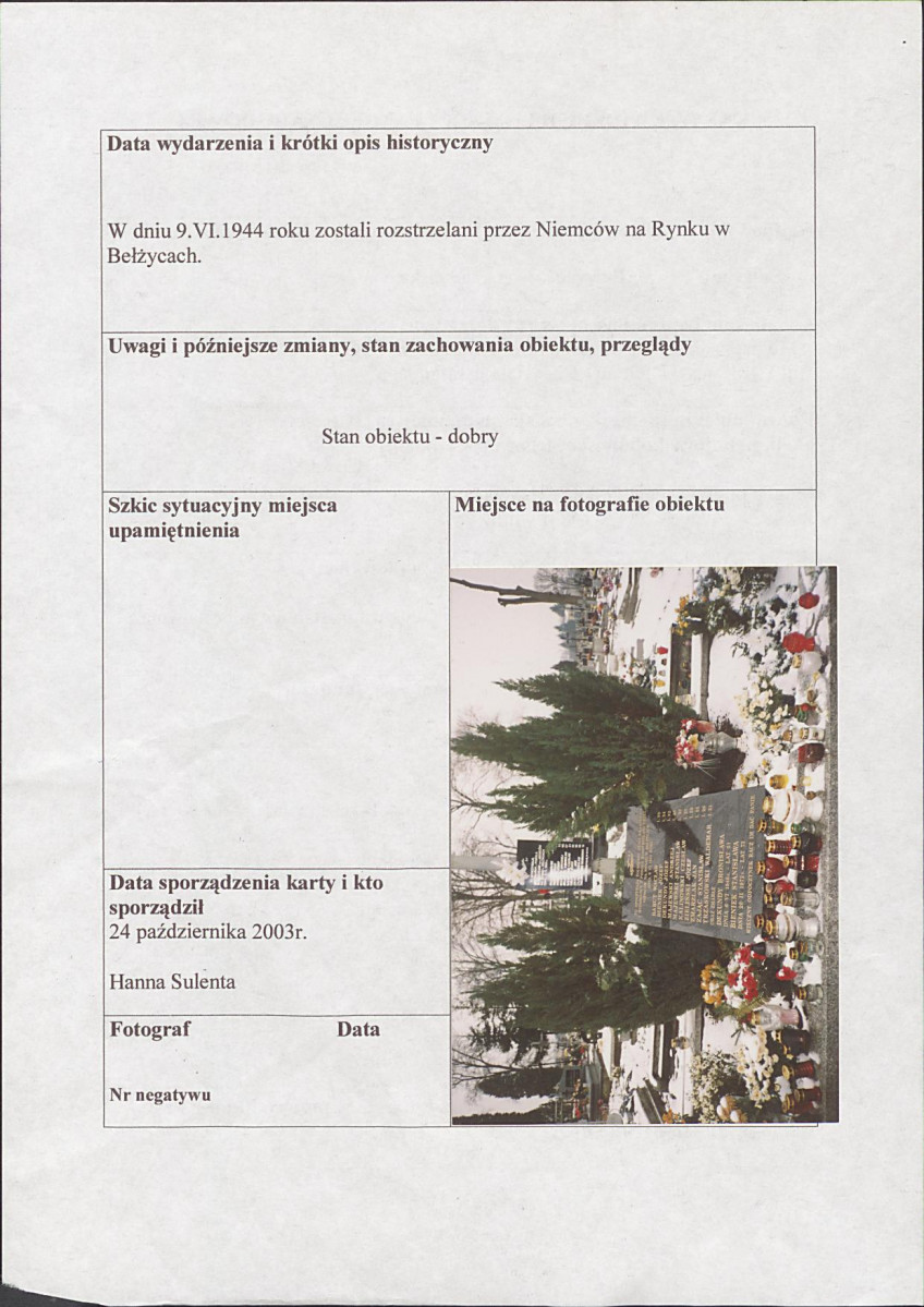 karta ewidencyjna, skan nr 2