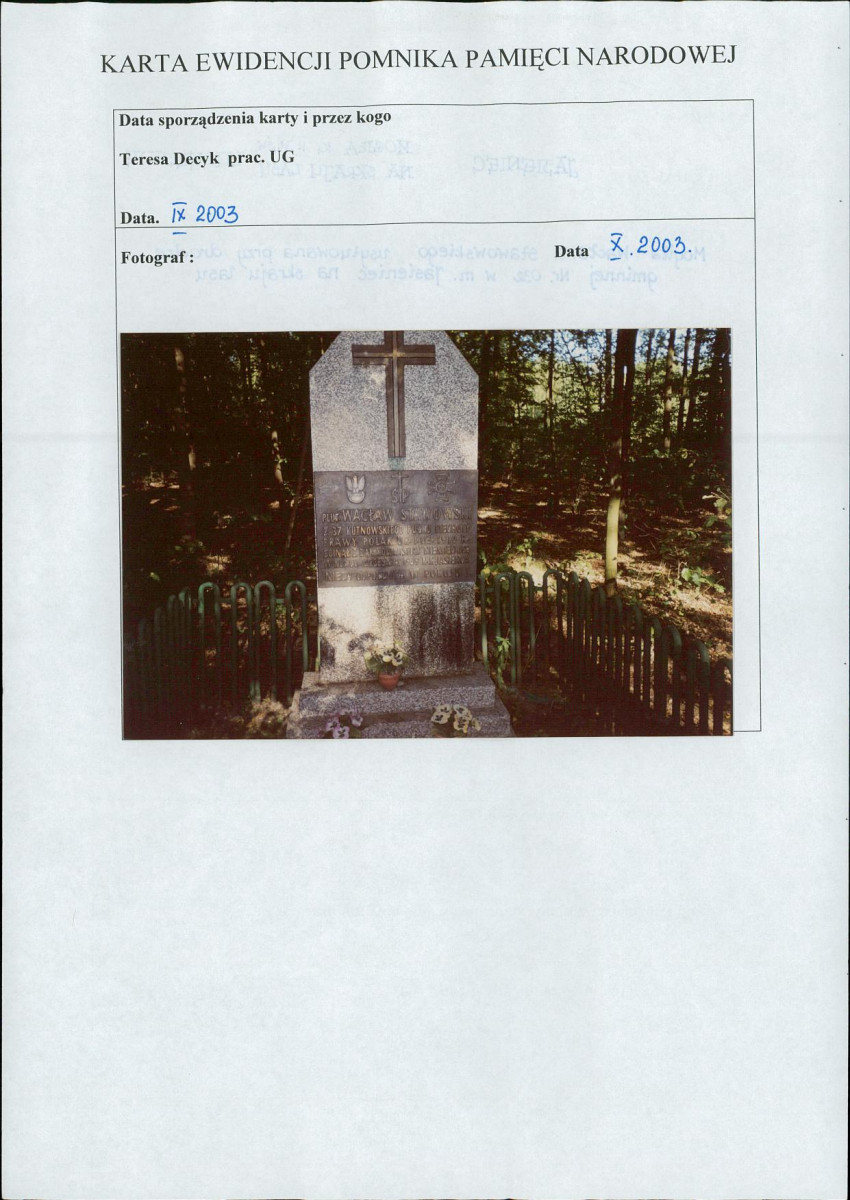 karta ewidencyjna, skan nr 2