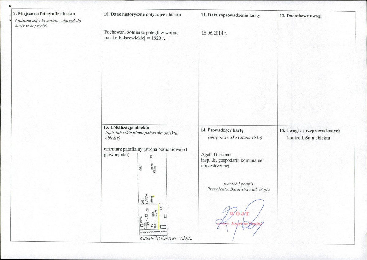 karta ewidencyjna, skan nr 2