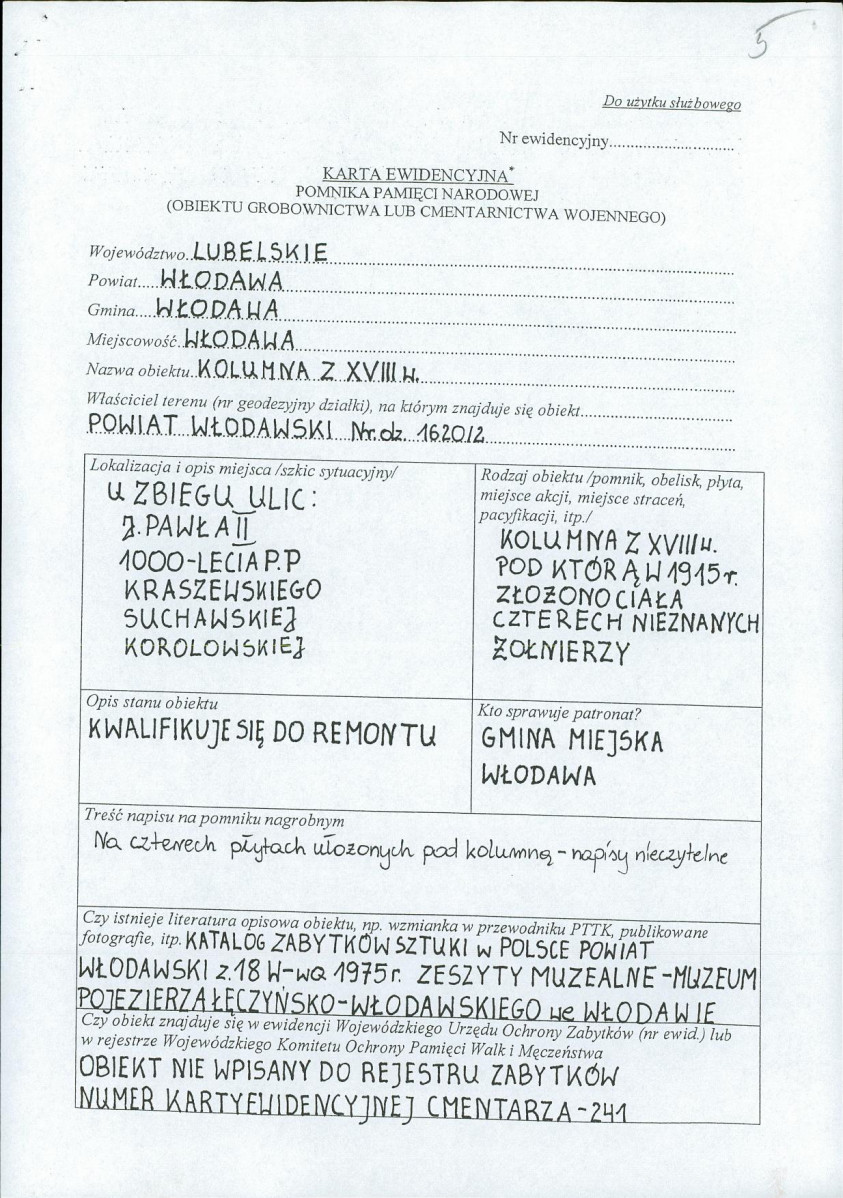 karta ewidencyjna, skan nr 4