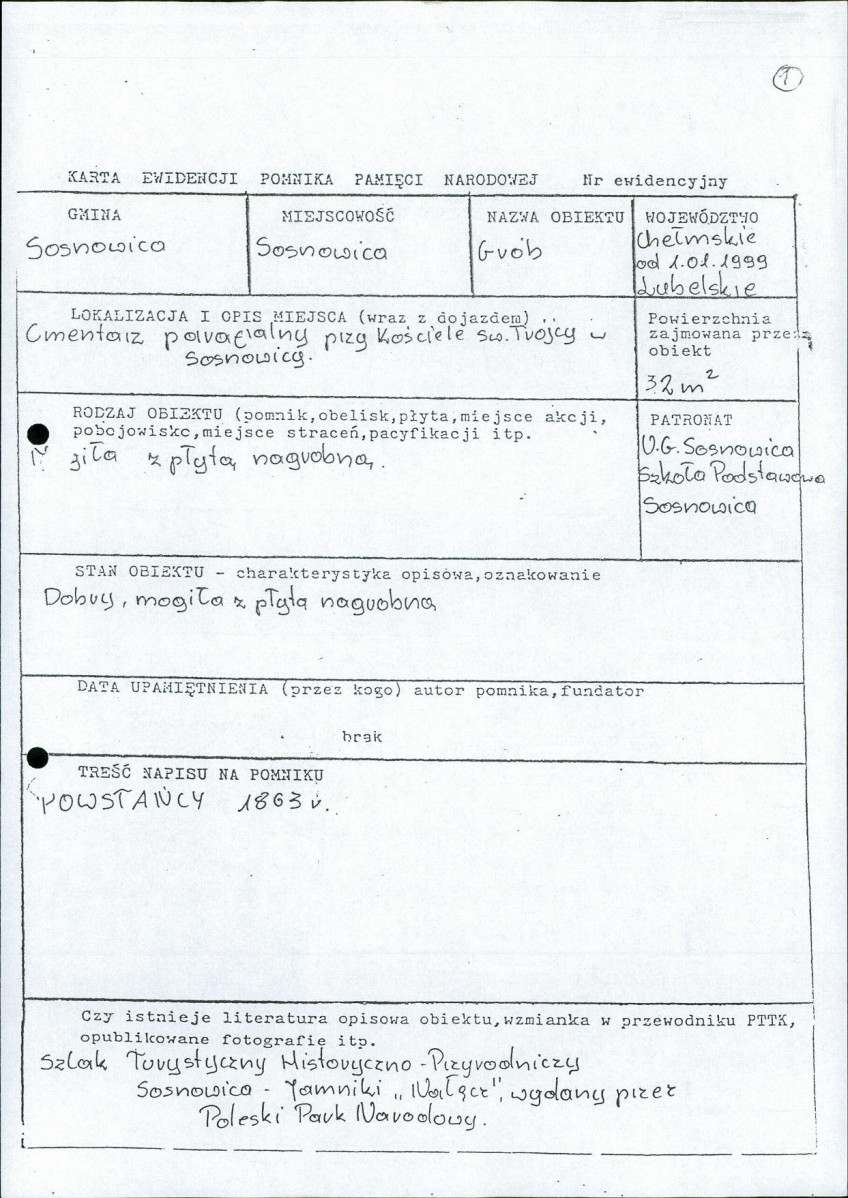 karta ewidencyjna, skan nr 1