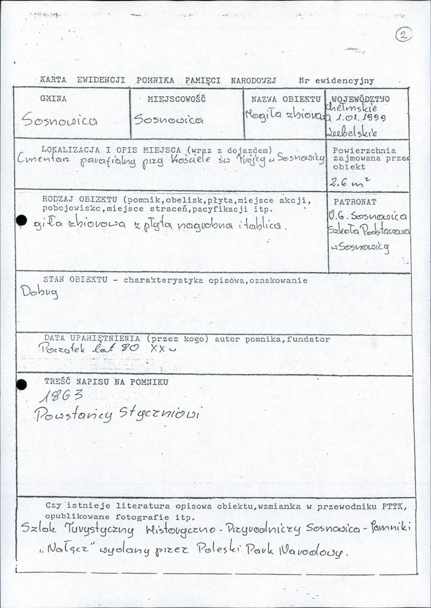 karta ewidencyjna, skan nr 1