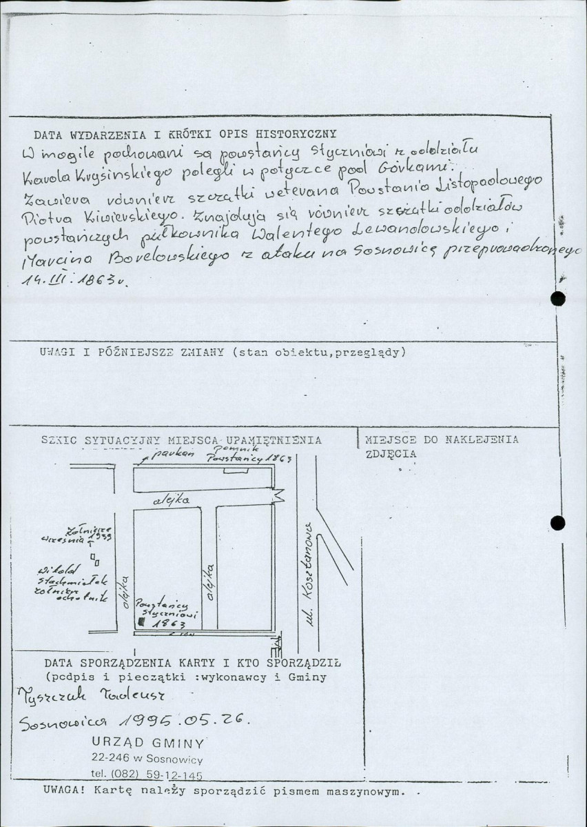 karta ewidencyjna, skan nr 2