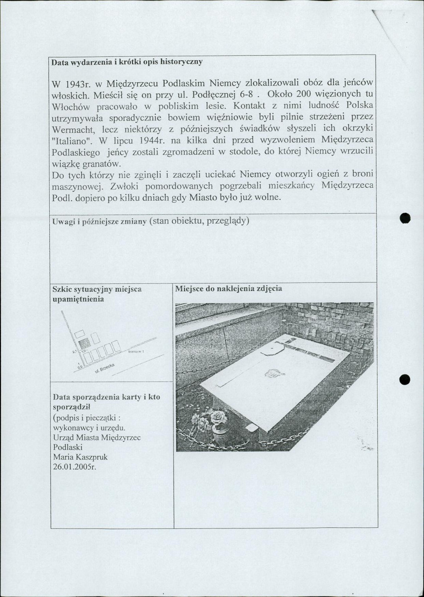 karta ewidencyjna, skan nr 2