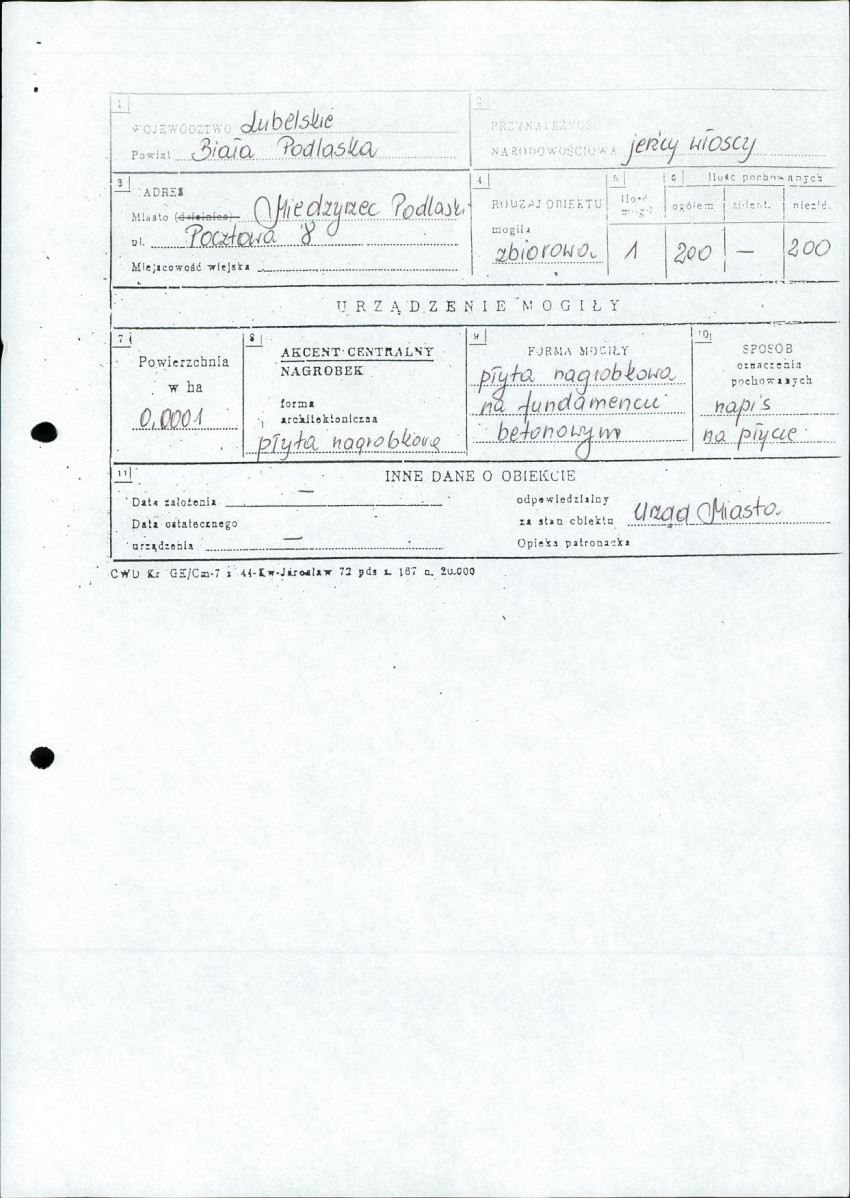 karta ewidencyjna, skan nr 8