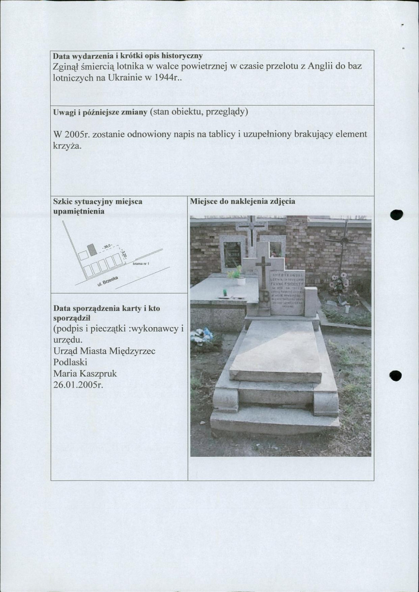 karta ewidencyjna, skan nr 4