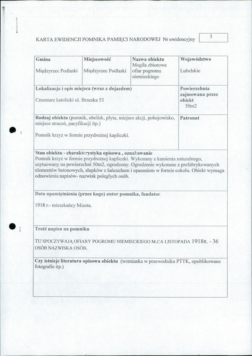 karta ewidencyjna, skan nr 1