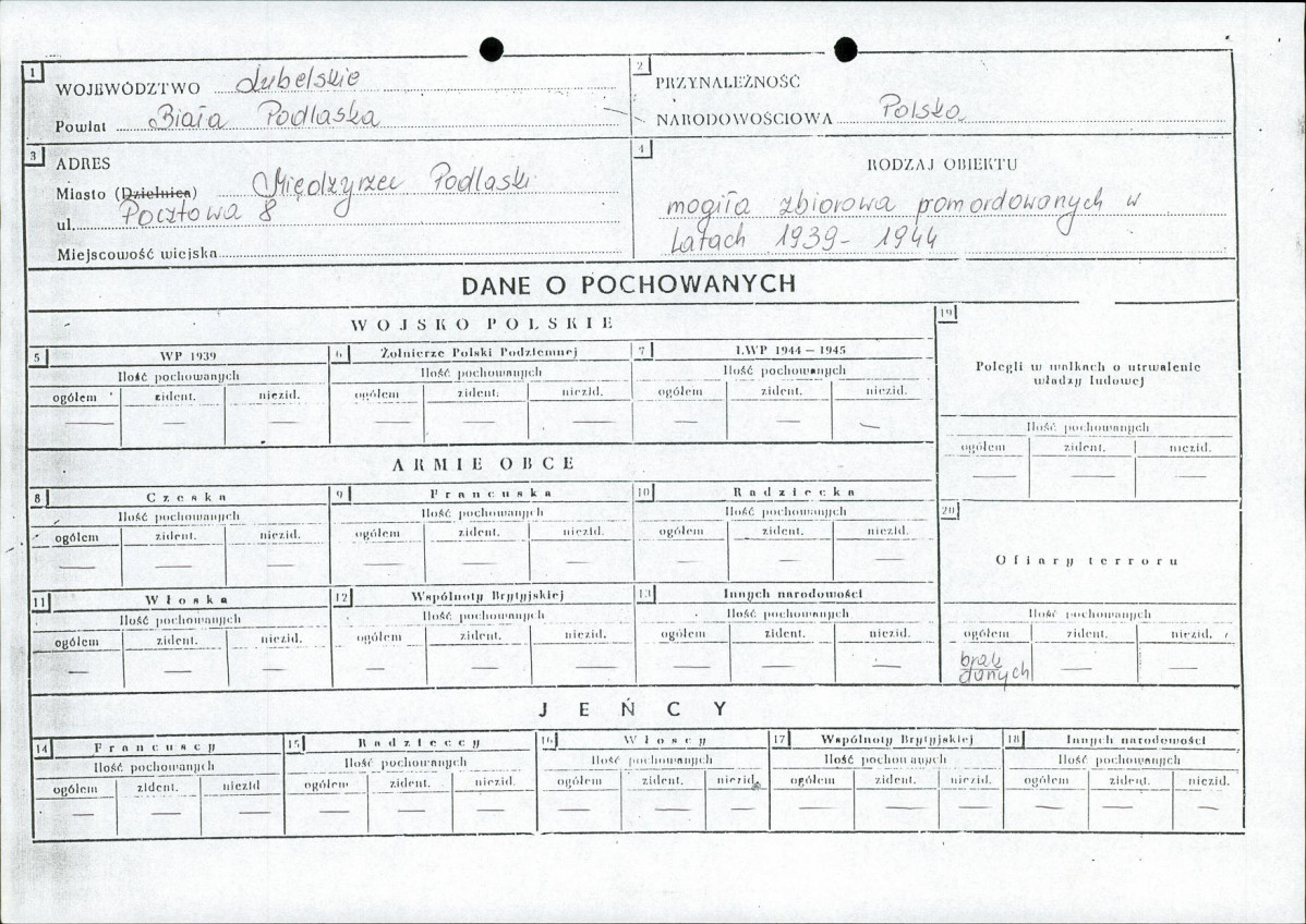 karta ewidencyjna, skan nr 1
