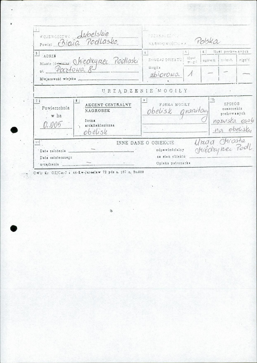 karta ewidencyjna, skan nr 3