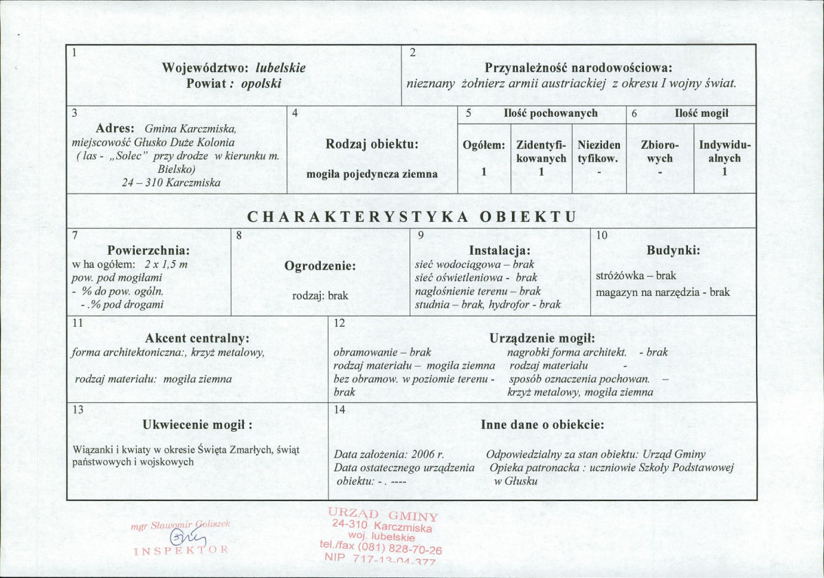 karta ewidencyjna, skan nr 1