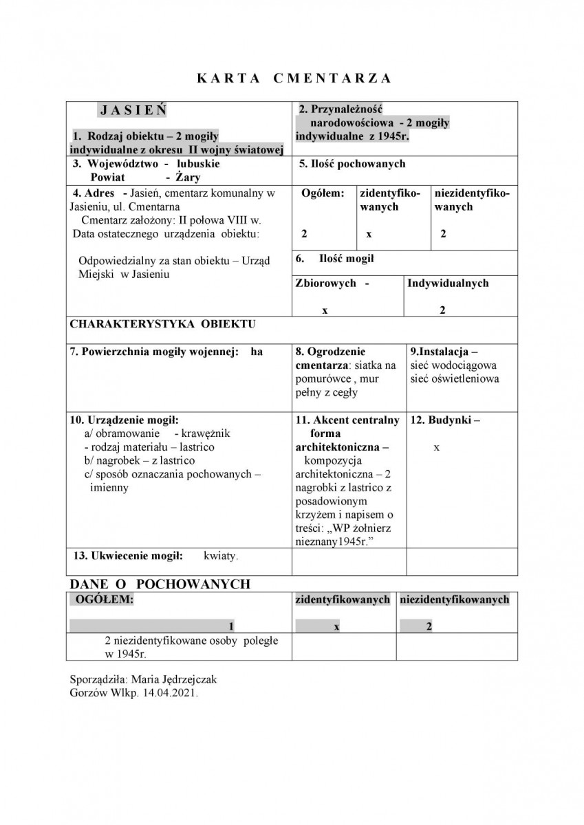karta ewidencyjna, skan nr 1
