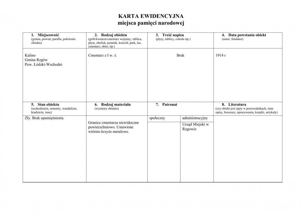 karta ewidencyjna, skan nr 1