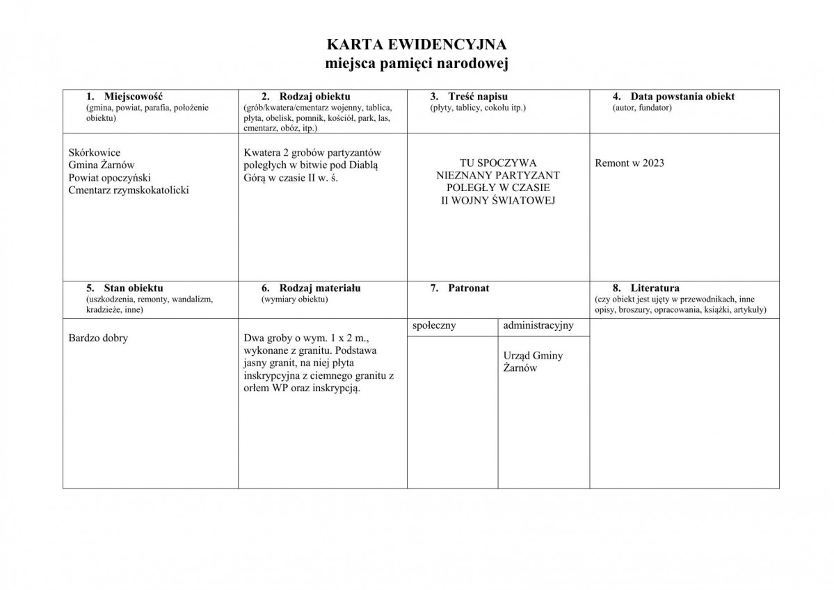 kewd - karta ewidencyjna, skan nr 1