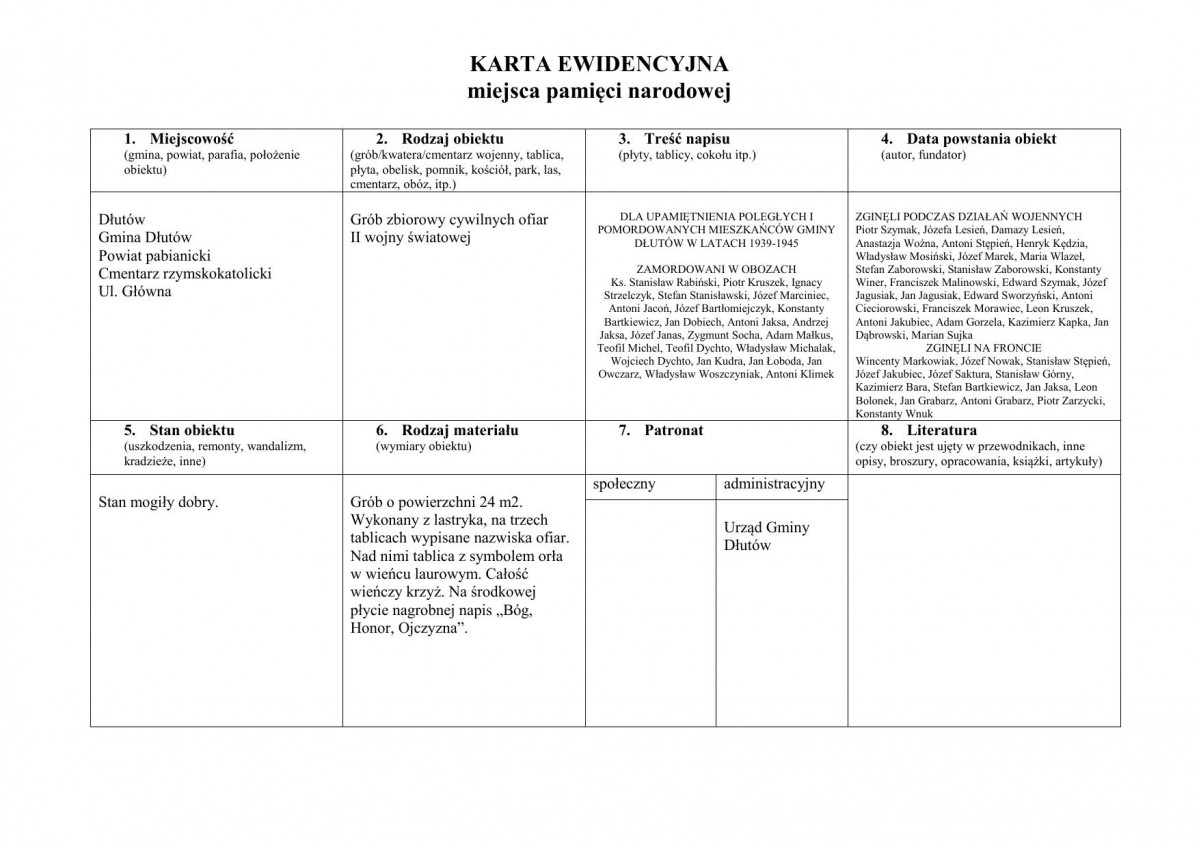 karta ewidencyjna, skan nr 1