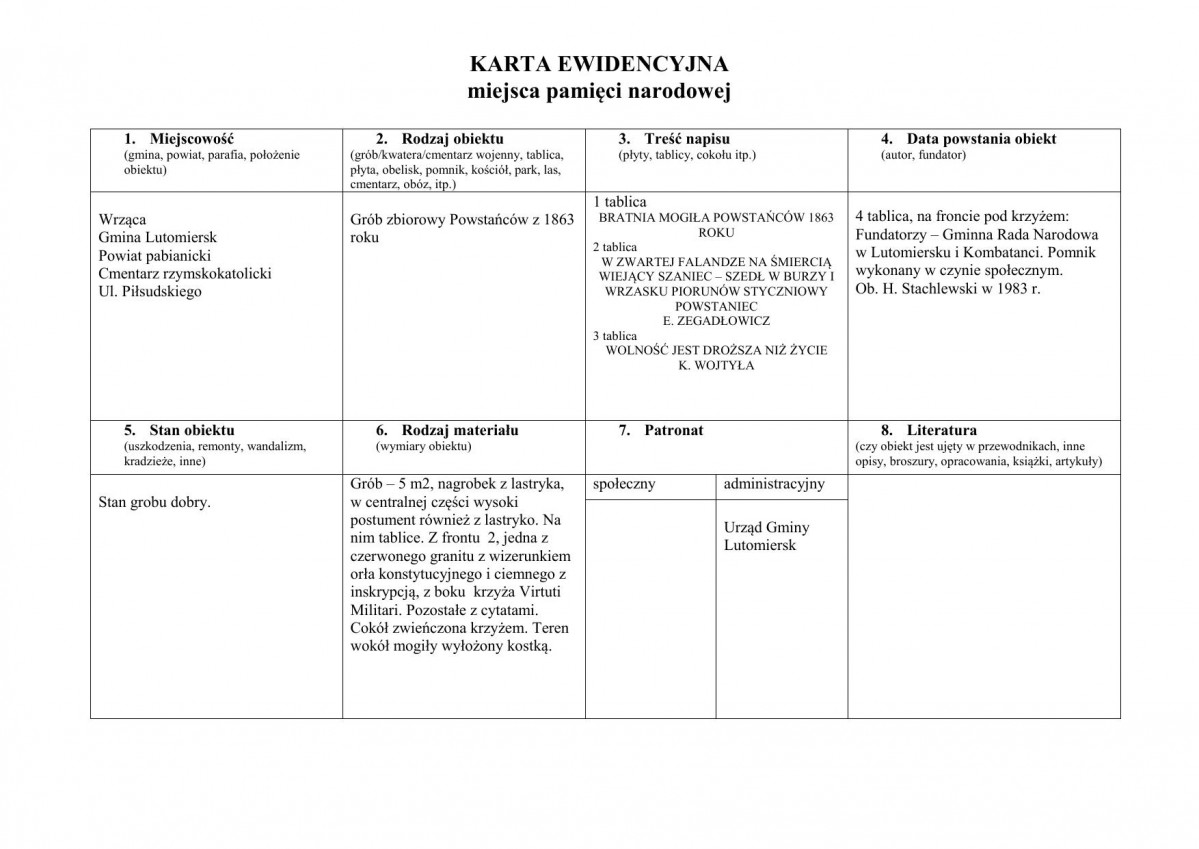karta ewidencyjna, skan nr 1