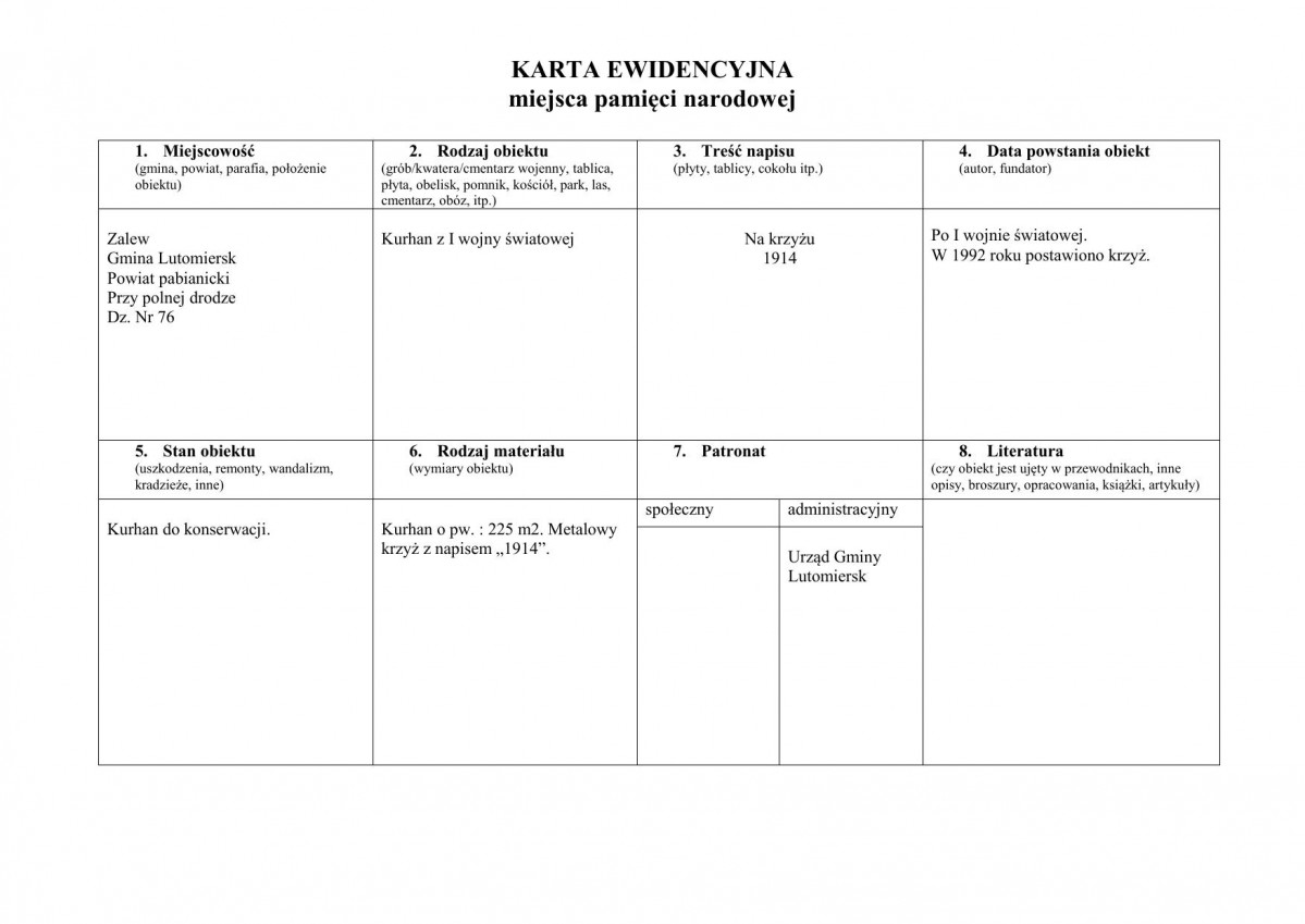 karta ewidencyjna, skan nr 1