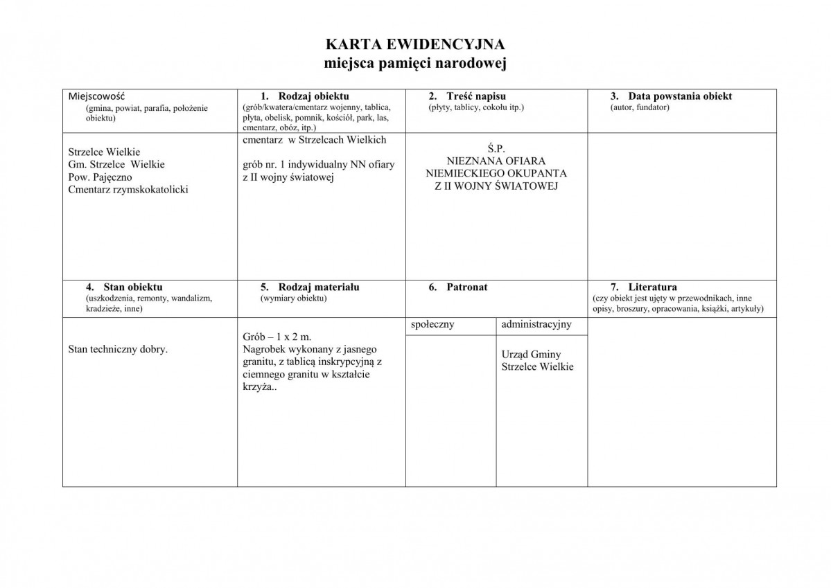 karta ewidencyjna, skan nr 1