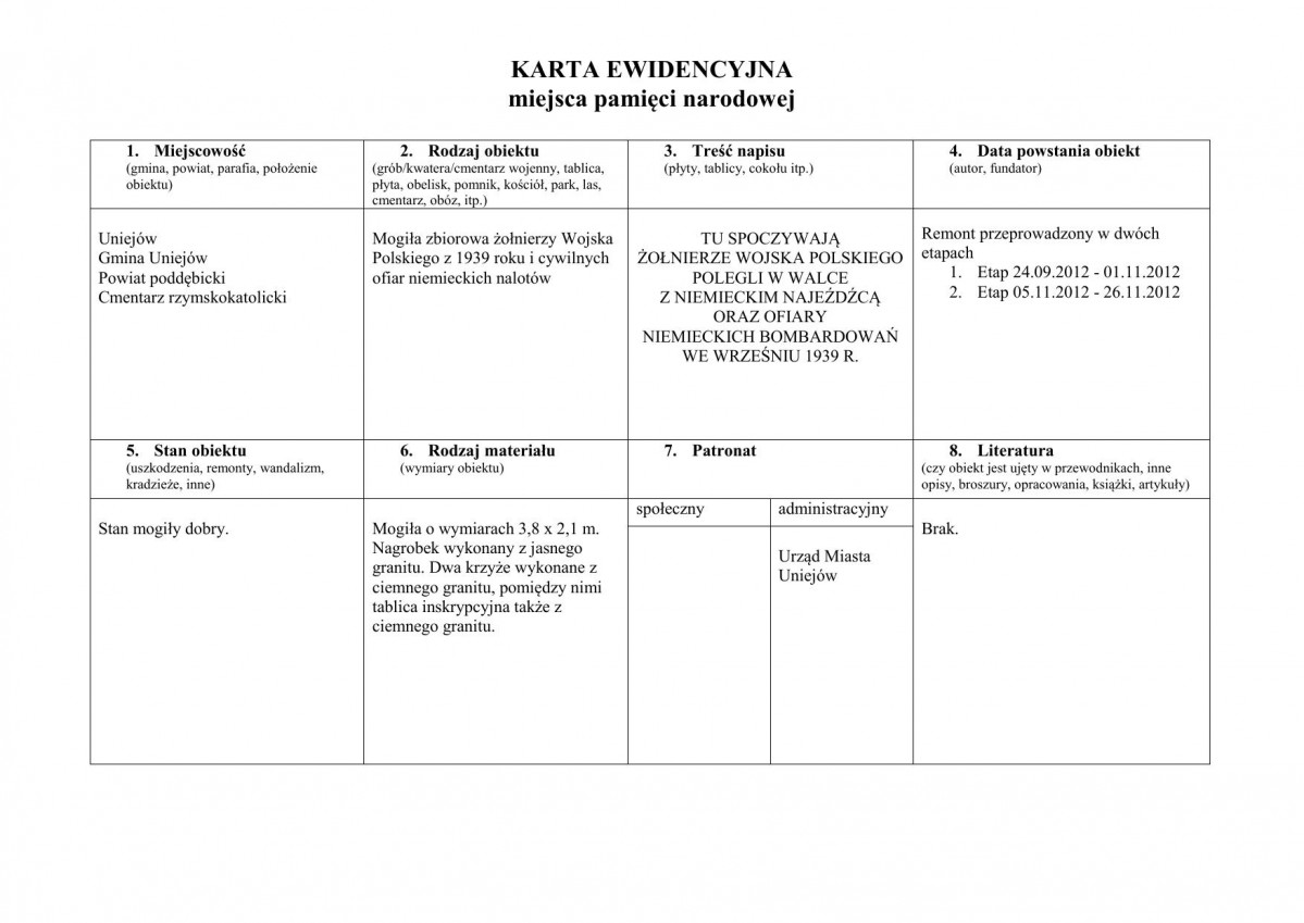 karta ewidencyjna, skan nr 1