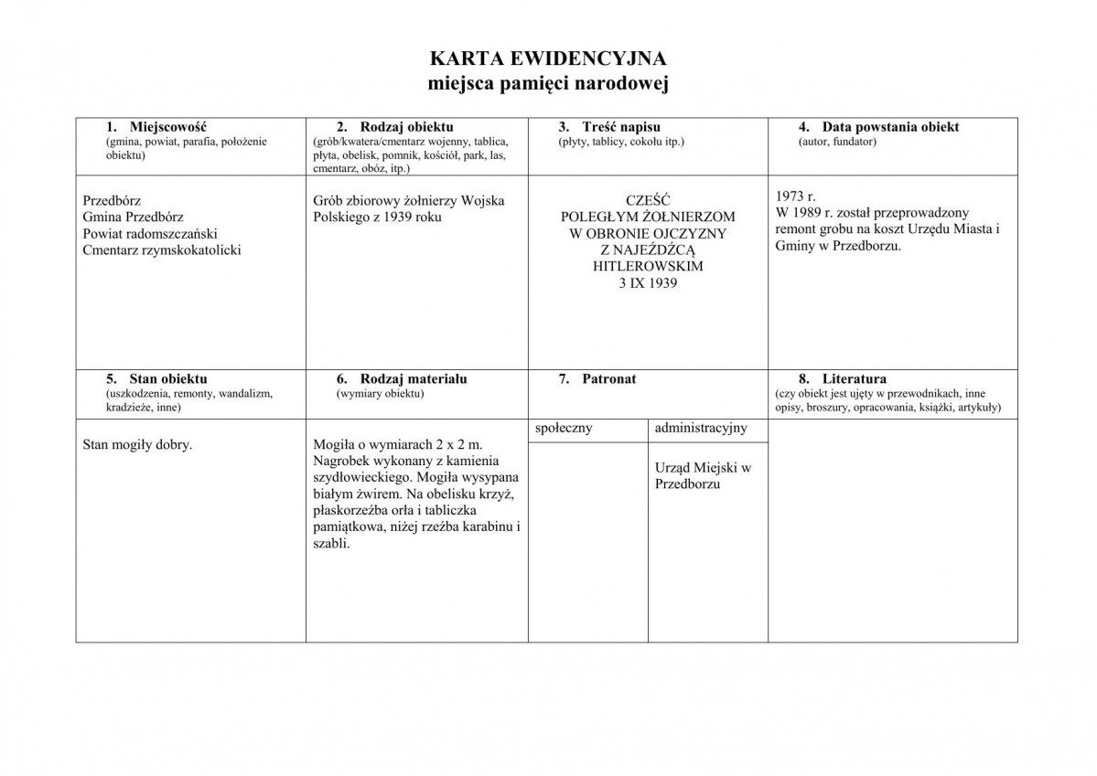 karta ewidencyjna, skan nr 1