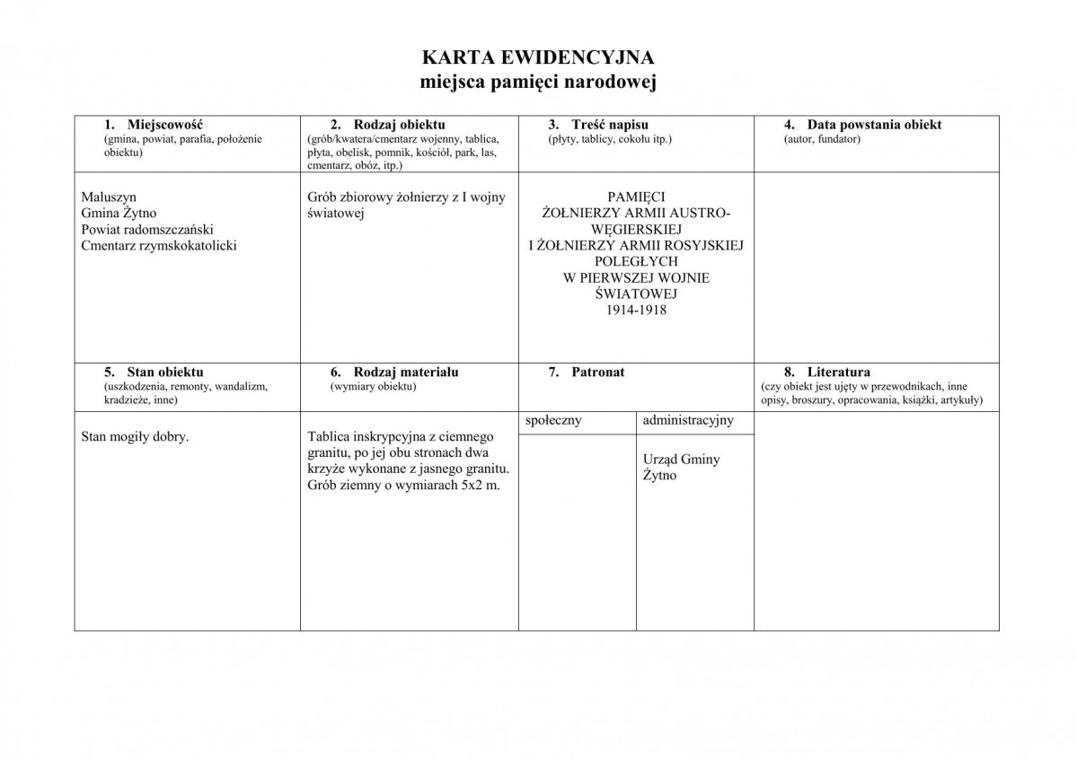 karta ewidencyjna, skan nr 1