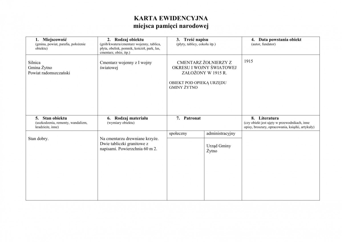 karta ewidencyjna, skan nr 1