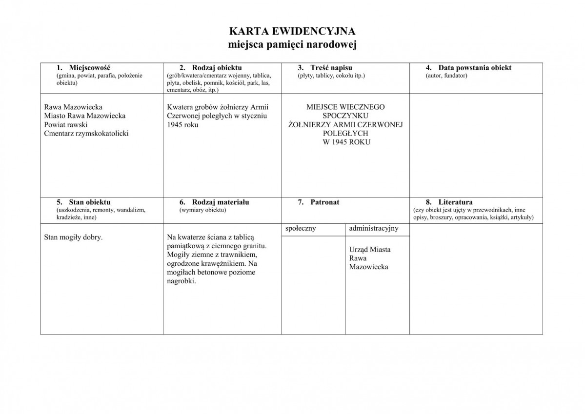 karta ewidencyjna, skan nr 1