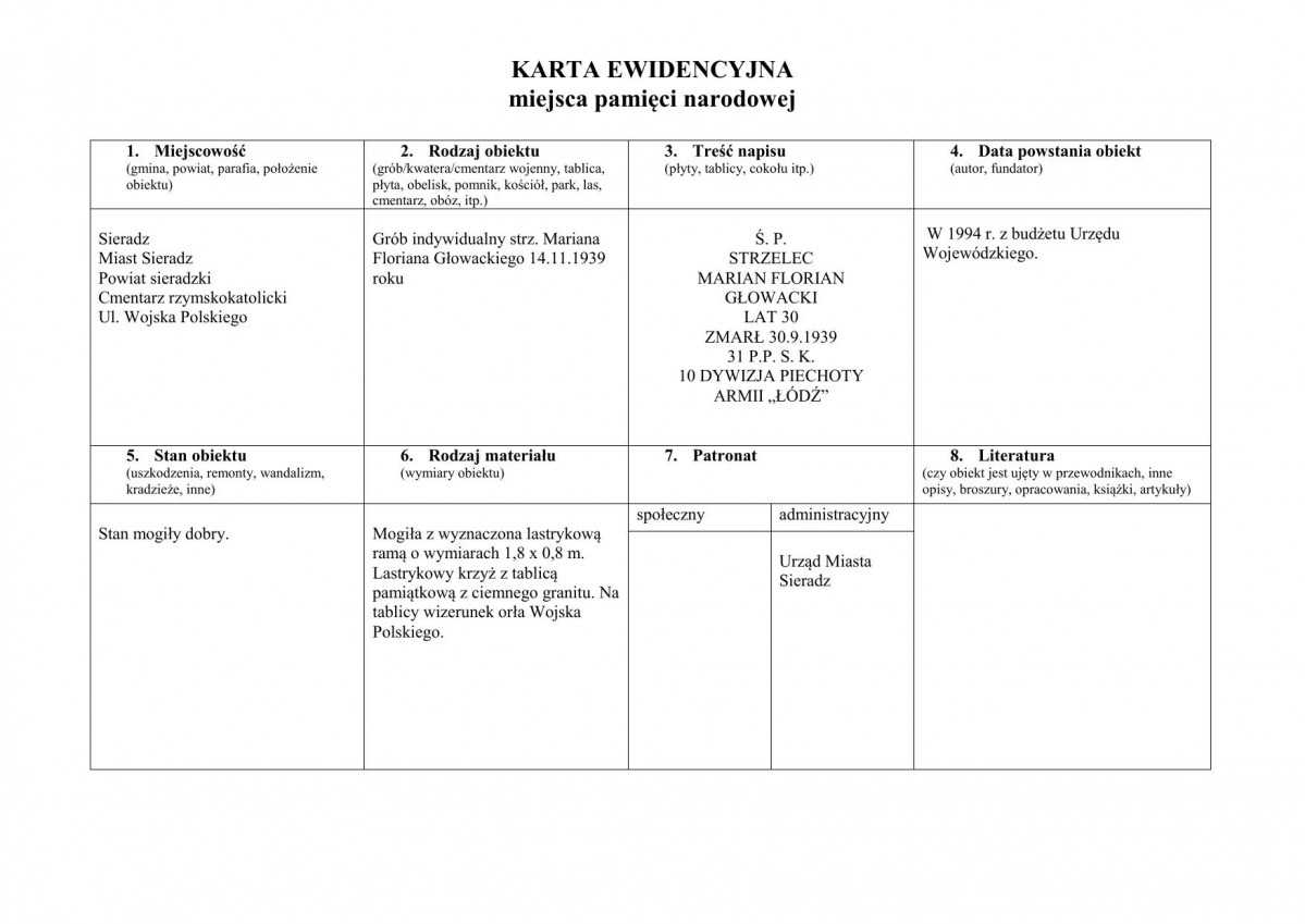 kewd - karta ewidencyjna, skan nr 1