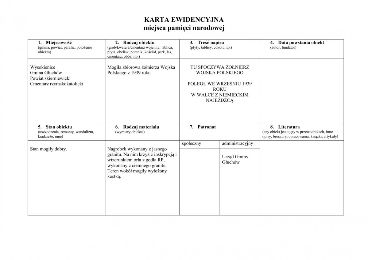 karta ewidencyjna, skan nr 1