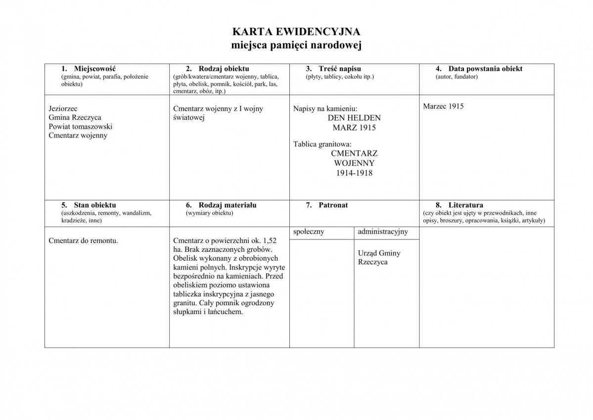karta ewidencyjna, skan nr 1