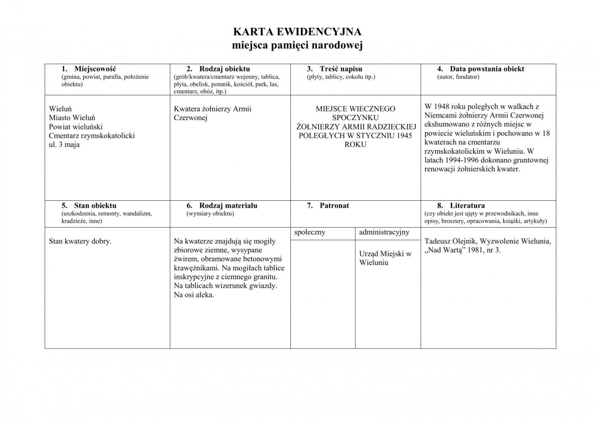 karta ewidencyjna, skan nr 1