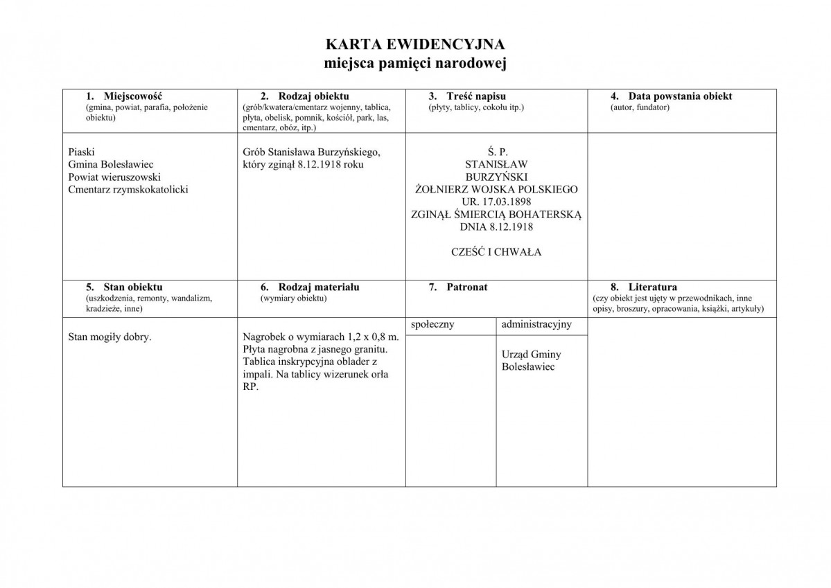 karta ewidencyjna, skan nr 1