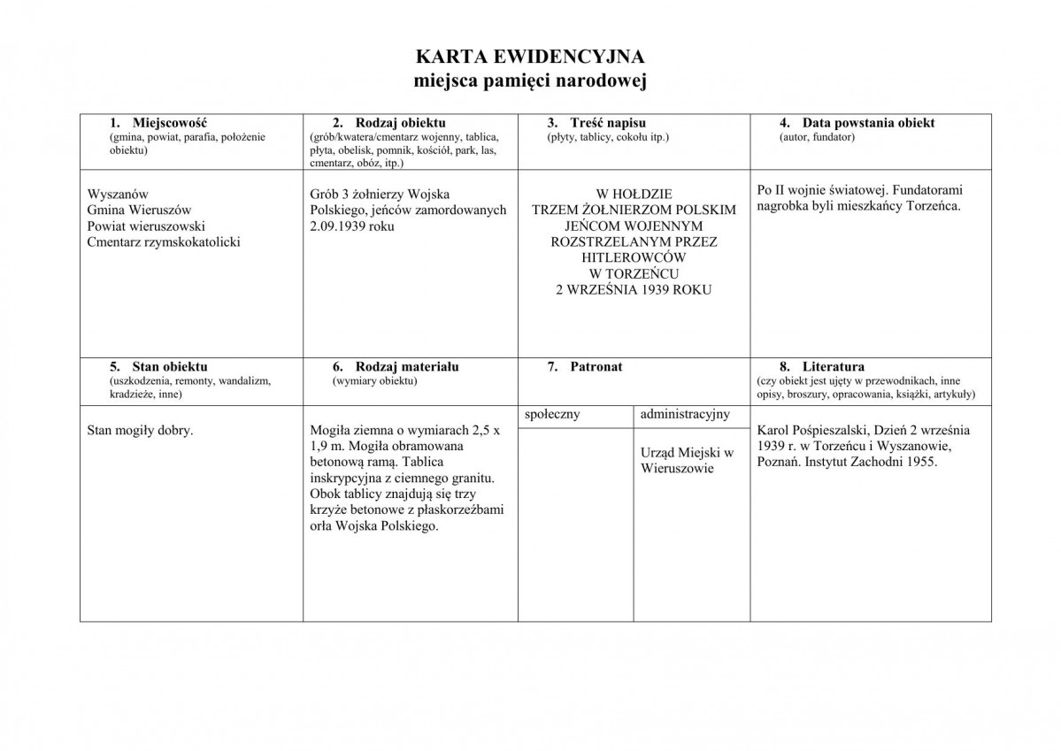 karta ewidencyjna, skan nr 1