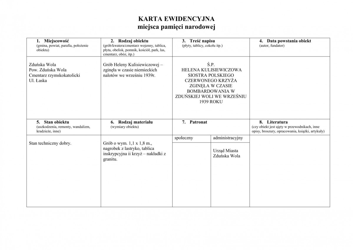 karta ewidencyjna, skan nr 1