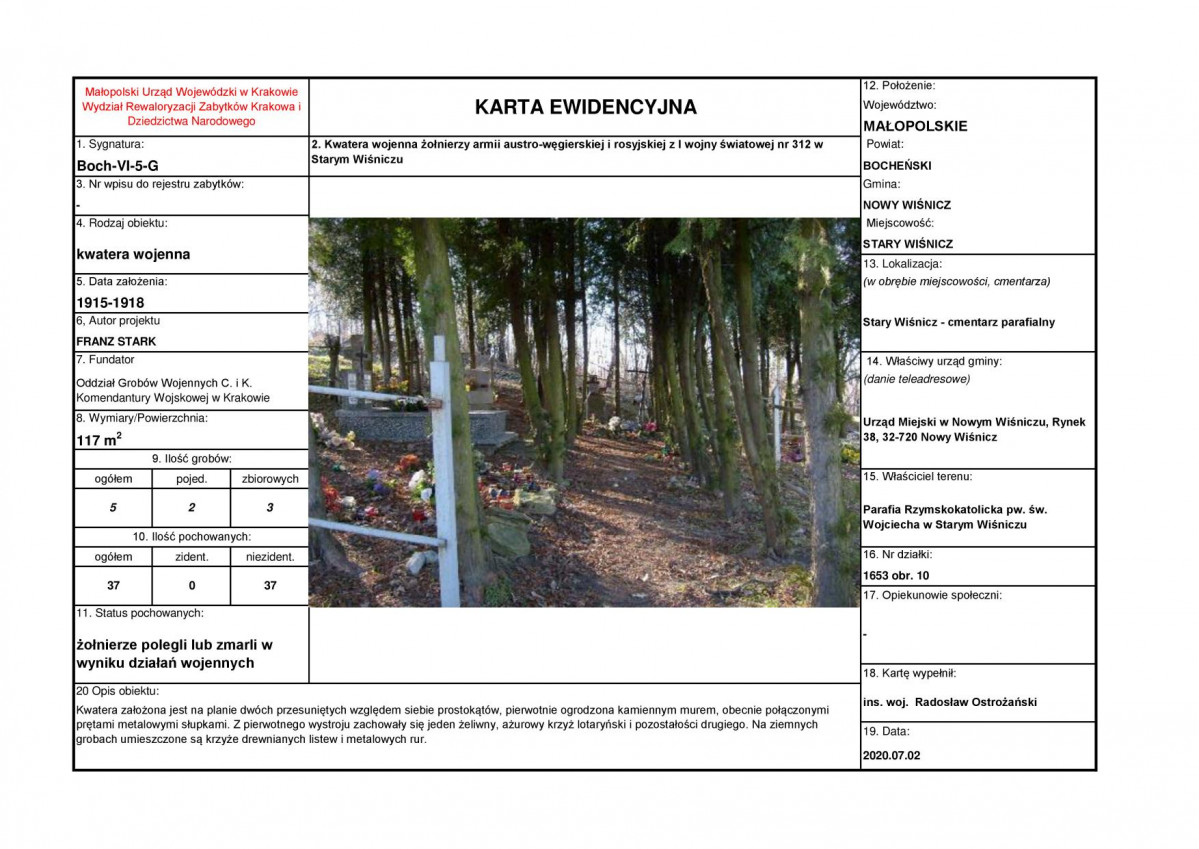 karta ewidencyjna, skan nr 1