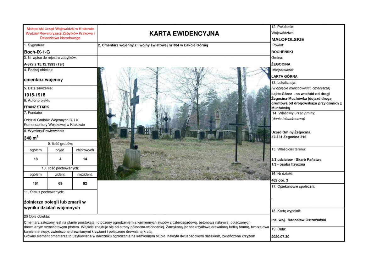 karta ewidencyjna, skan nr 1