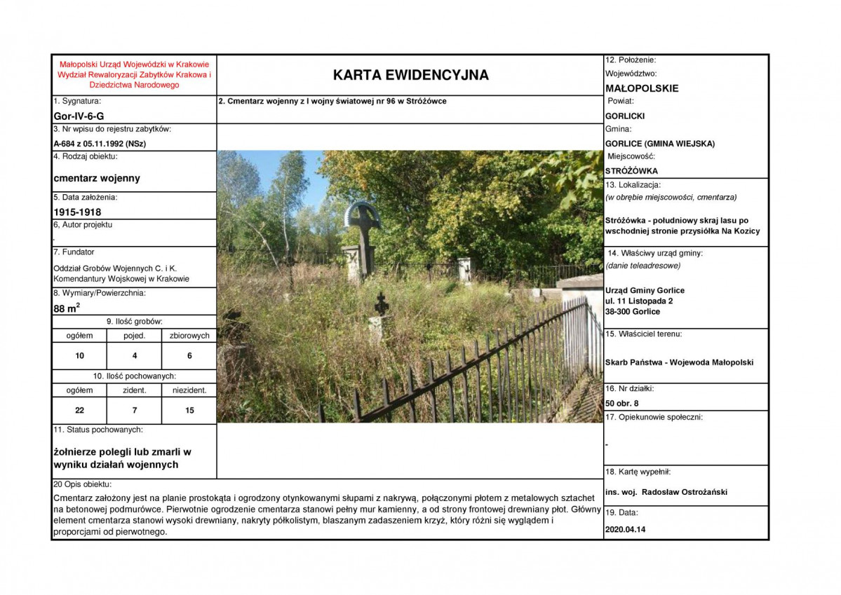 karta ewidencyjna, skan nr 1
