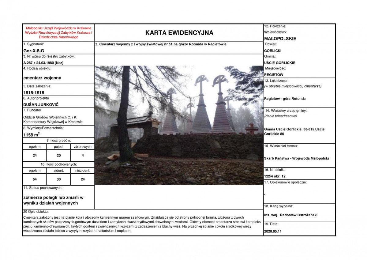 karta ewidencyjna, skan nr 1