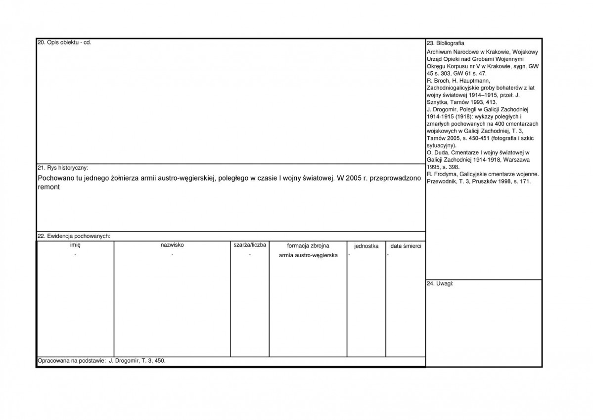 karta ewidencyjna, skan nr 2