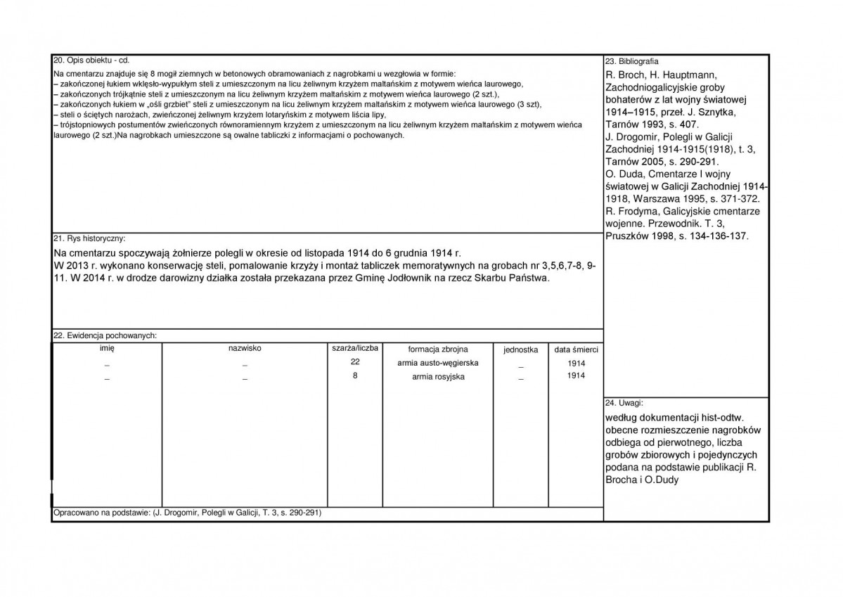 karta ewidencyjna, skan nr 2