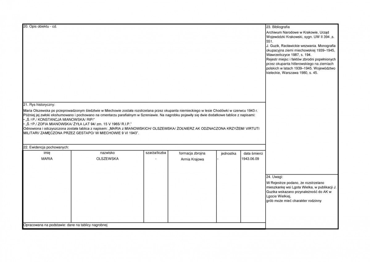 karta ewidencyjna, skan nr 2