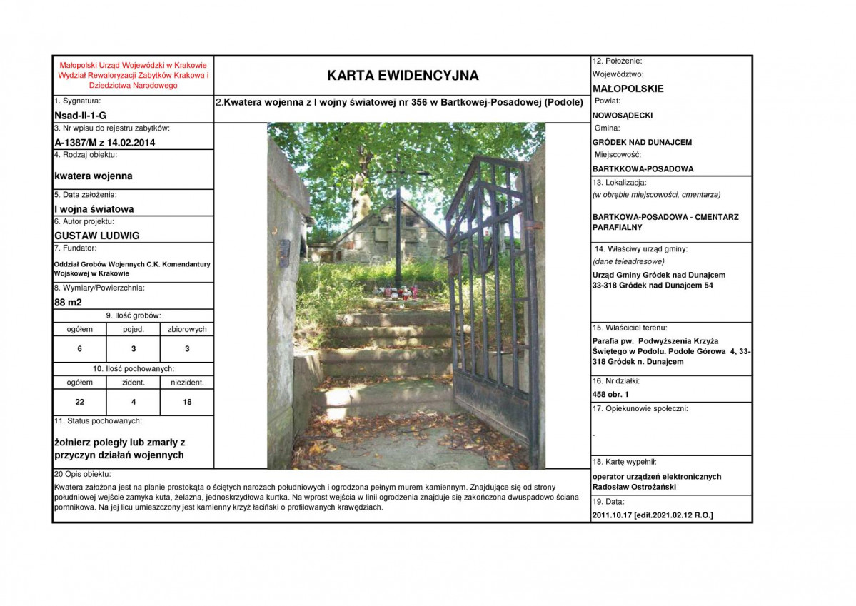 karta ewidencyjna, skan nr 1