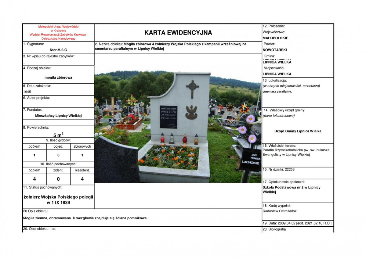 karta ewidencyjna, skan nr 1