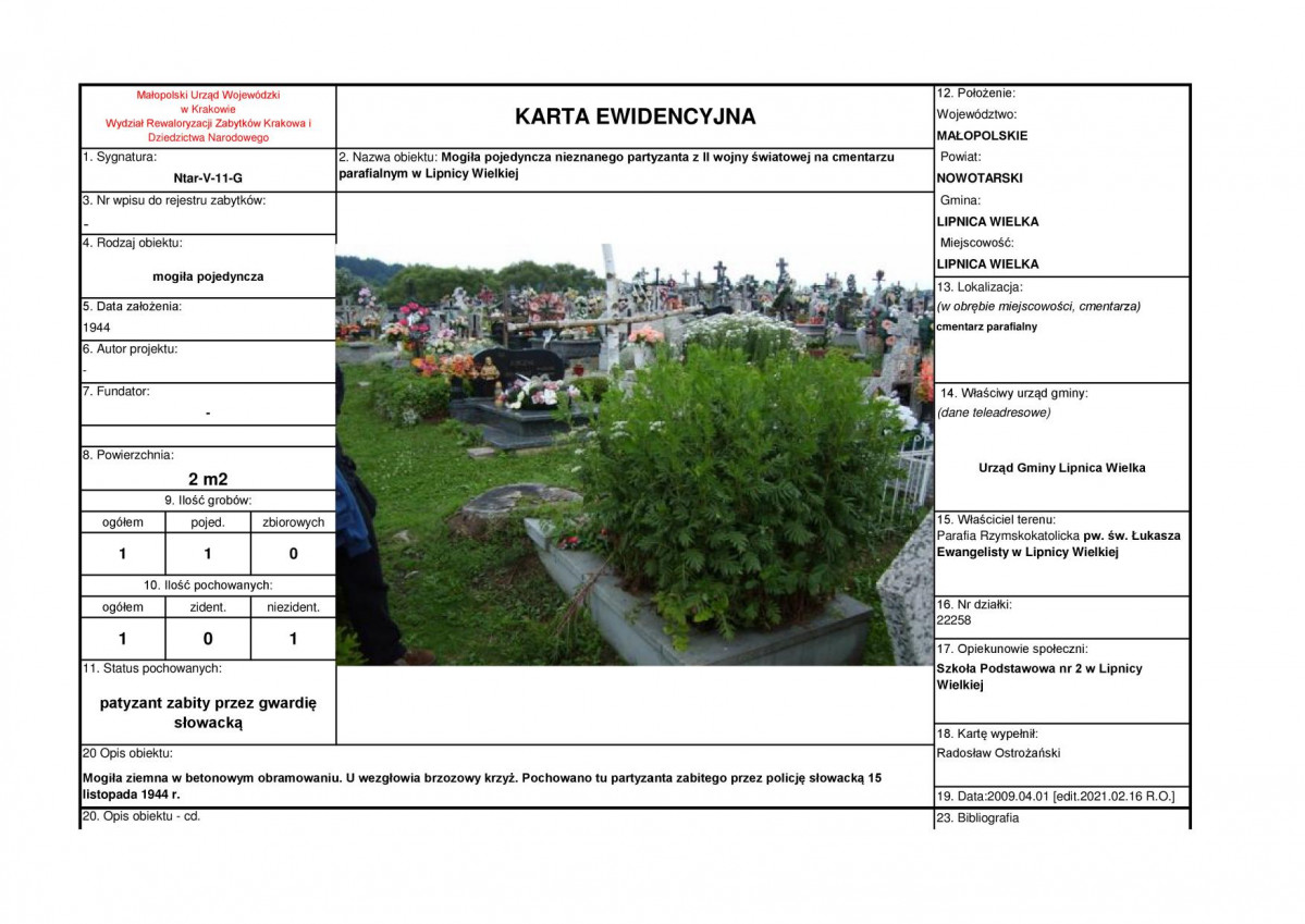karta ewidencyjna, skan nr 1