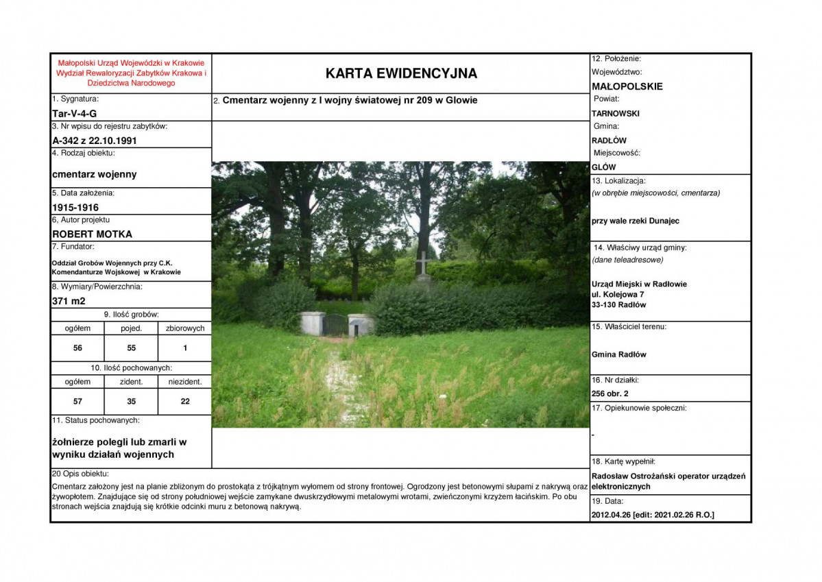 karta ewidencyjna, skan nr 1
